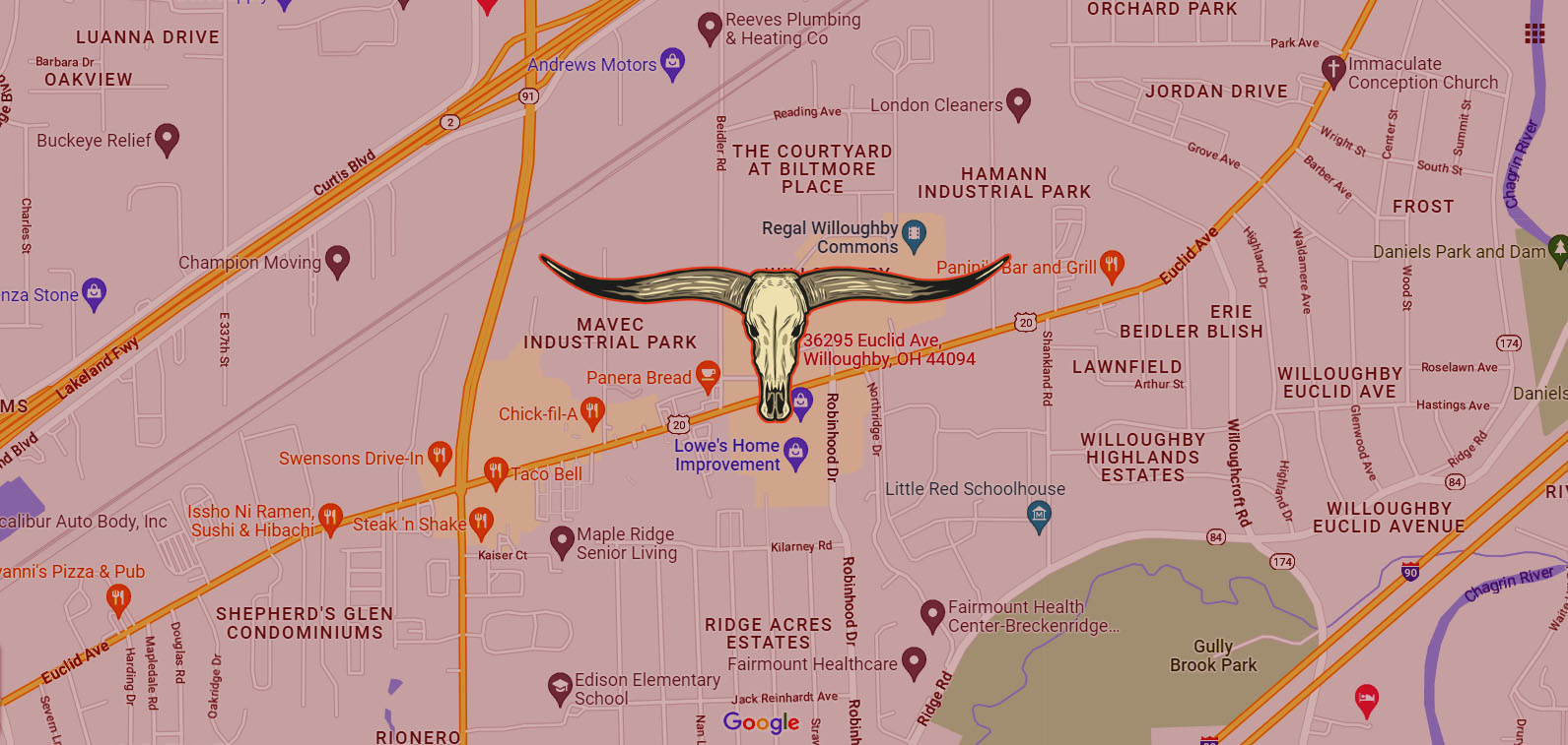 Gril Craft BBQ map Gril Craft BBQ map